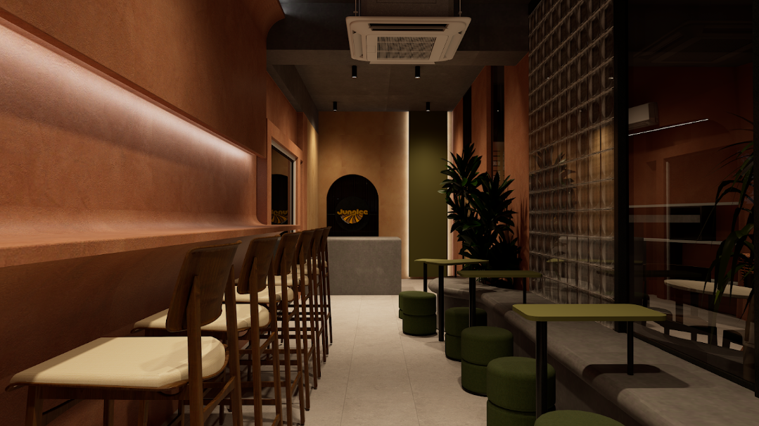 MUNGO cafe interior in Indiranagar — portfolio cover