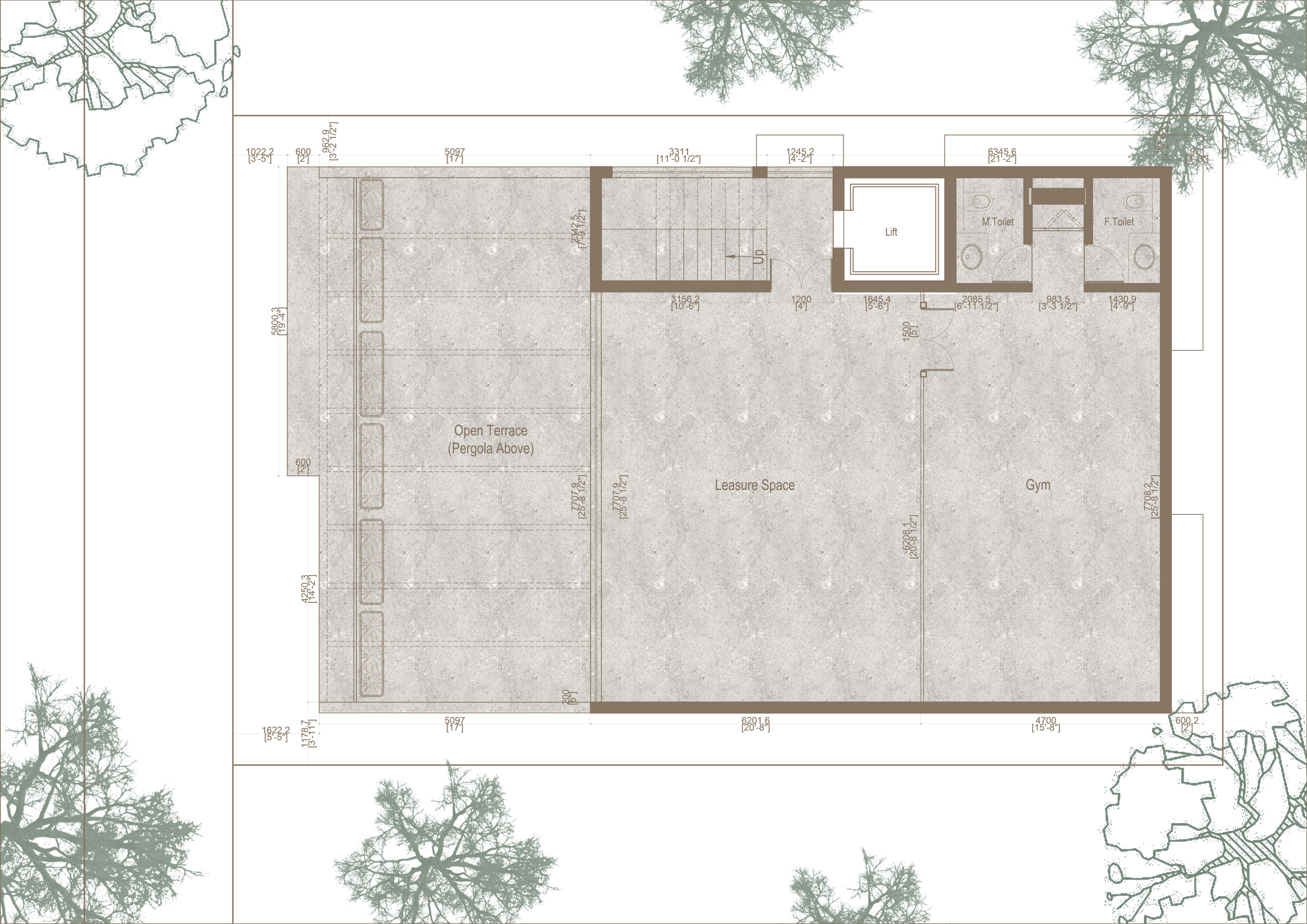Evara Indiranagar — terrace floor plan