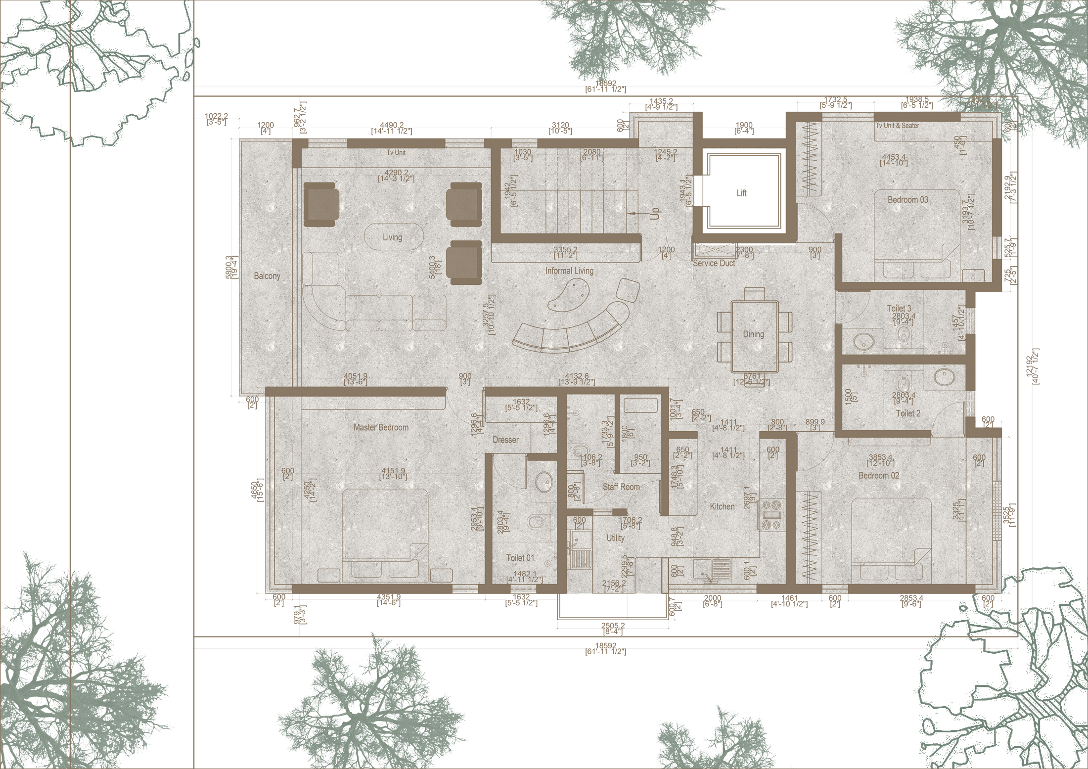 Evara typical floors plan