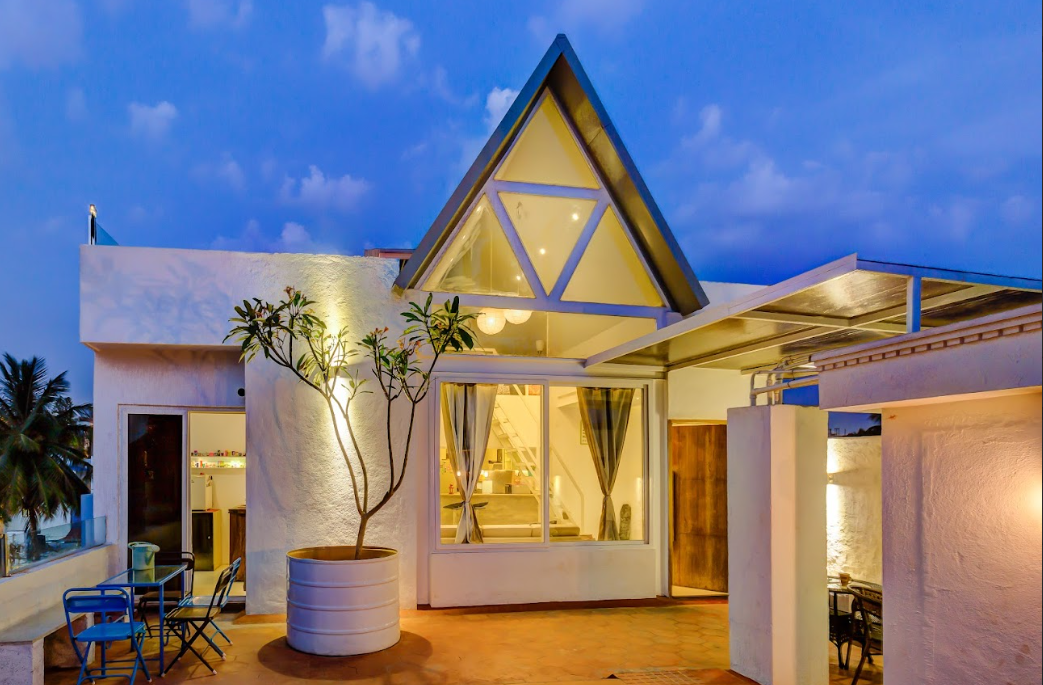 Studio apartment interior in Indiranagar