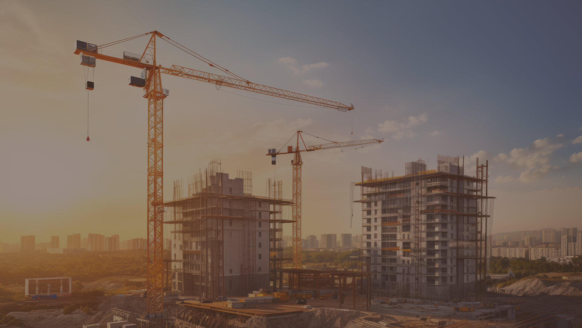 Construction site and structure overview